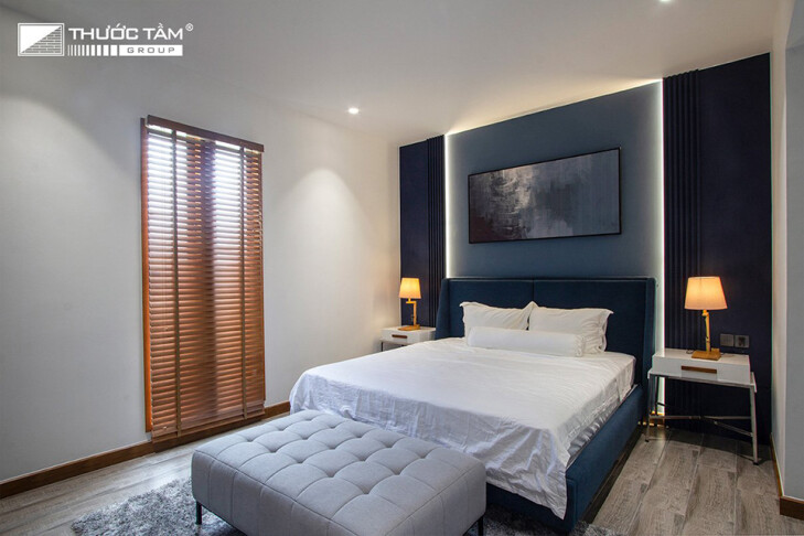 Description: Phòng ngủ biệt thự Hồ Tràm